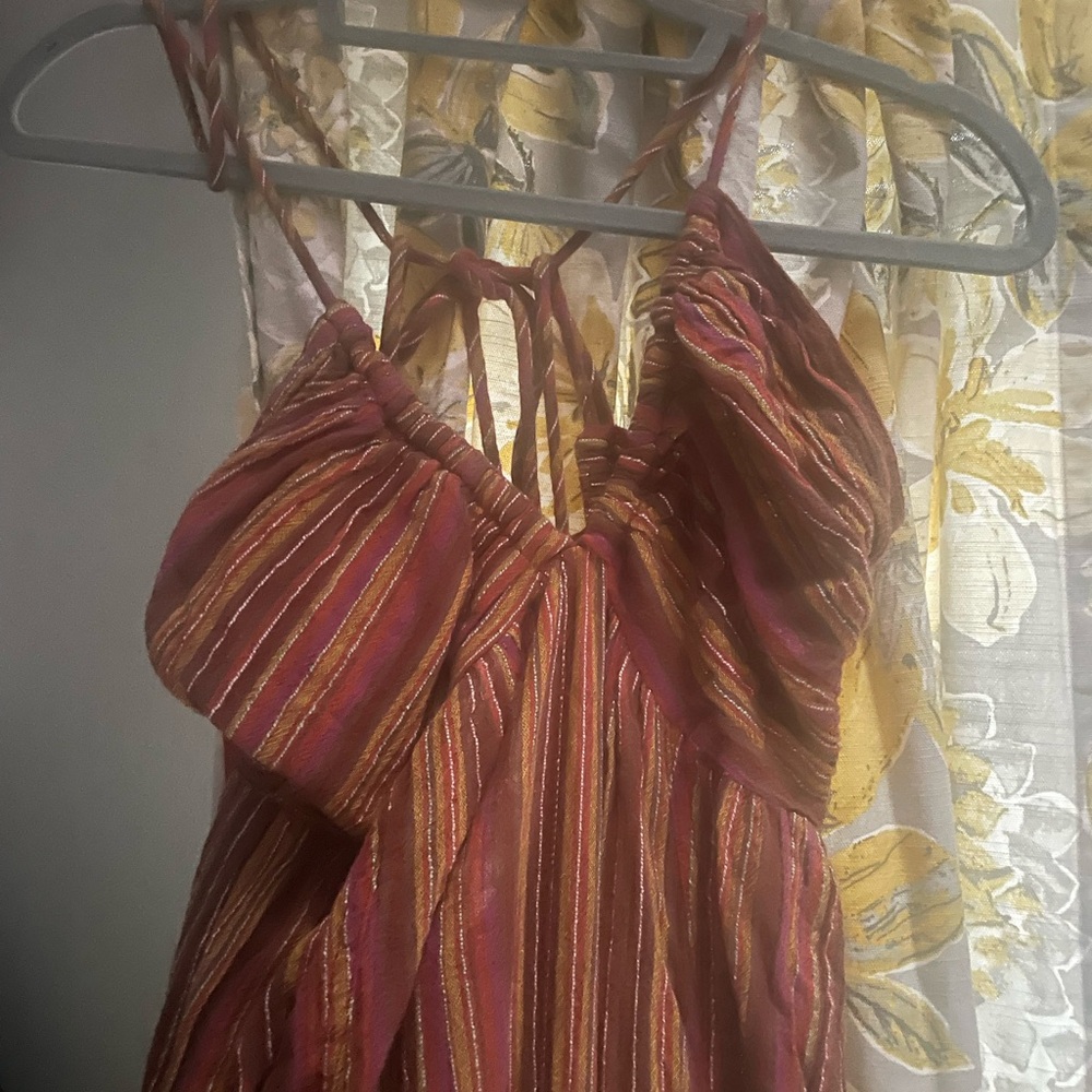 Free People Sundaze for Surfing Jumpsuit Red Clay - Picture 4 of 6